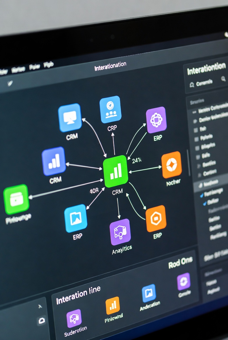 Integration hub connecting multiple business tools